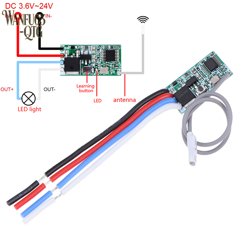 Hot Sale 433Mhz 1CH RF Relay R - 433Mhz Receiver Module 评论和价格