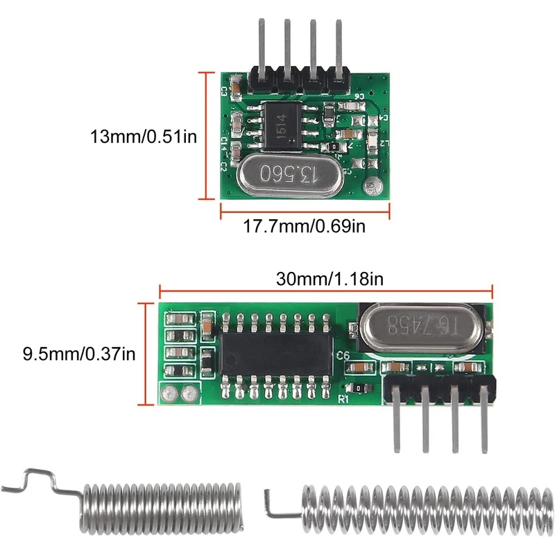 433mhz Wireless RF Transmitter - 433Mhz Receiver Module 评论和价格