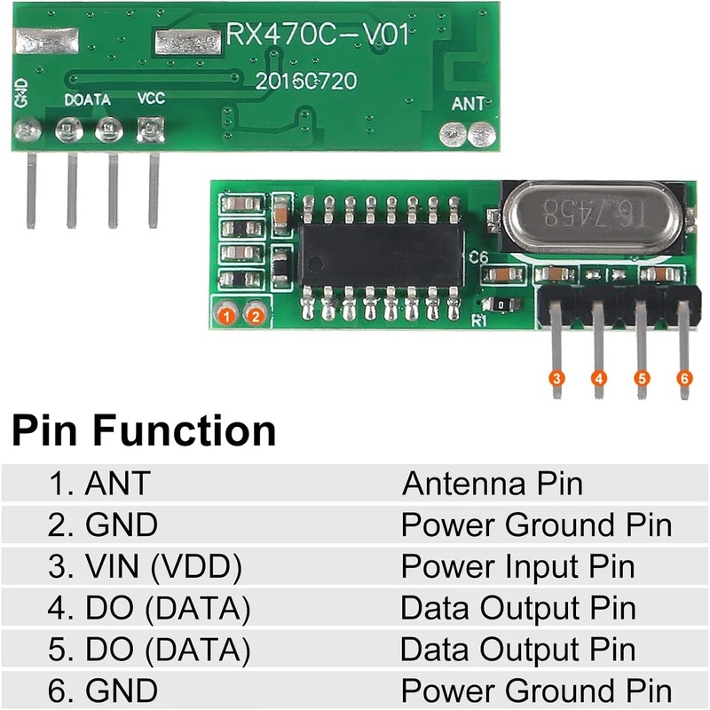 433mhz Wireless RF Transmitter - 433Mhz Receiver Module 评论和价格